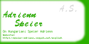 adrienn speier business card